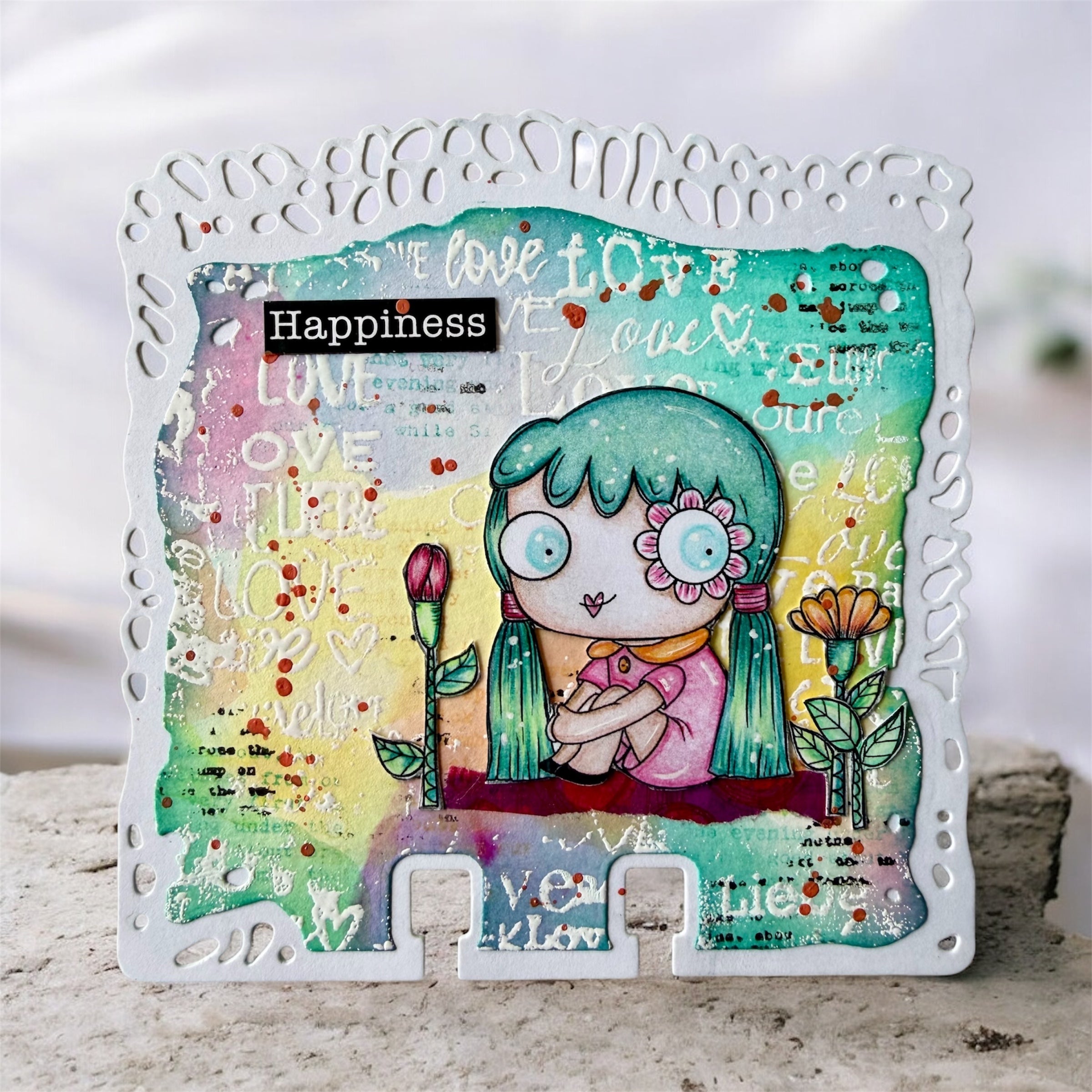 Aall and Create TP-1355 Blooms of Hope stempelsett A7 klar