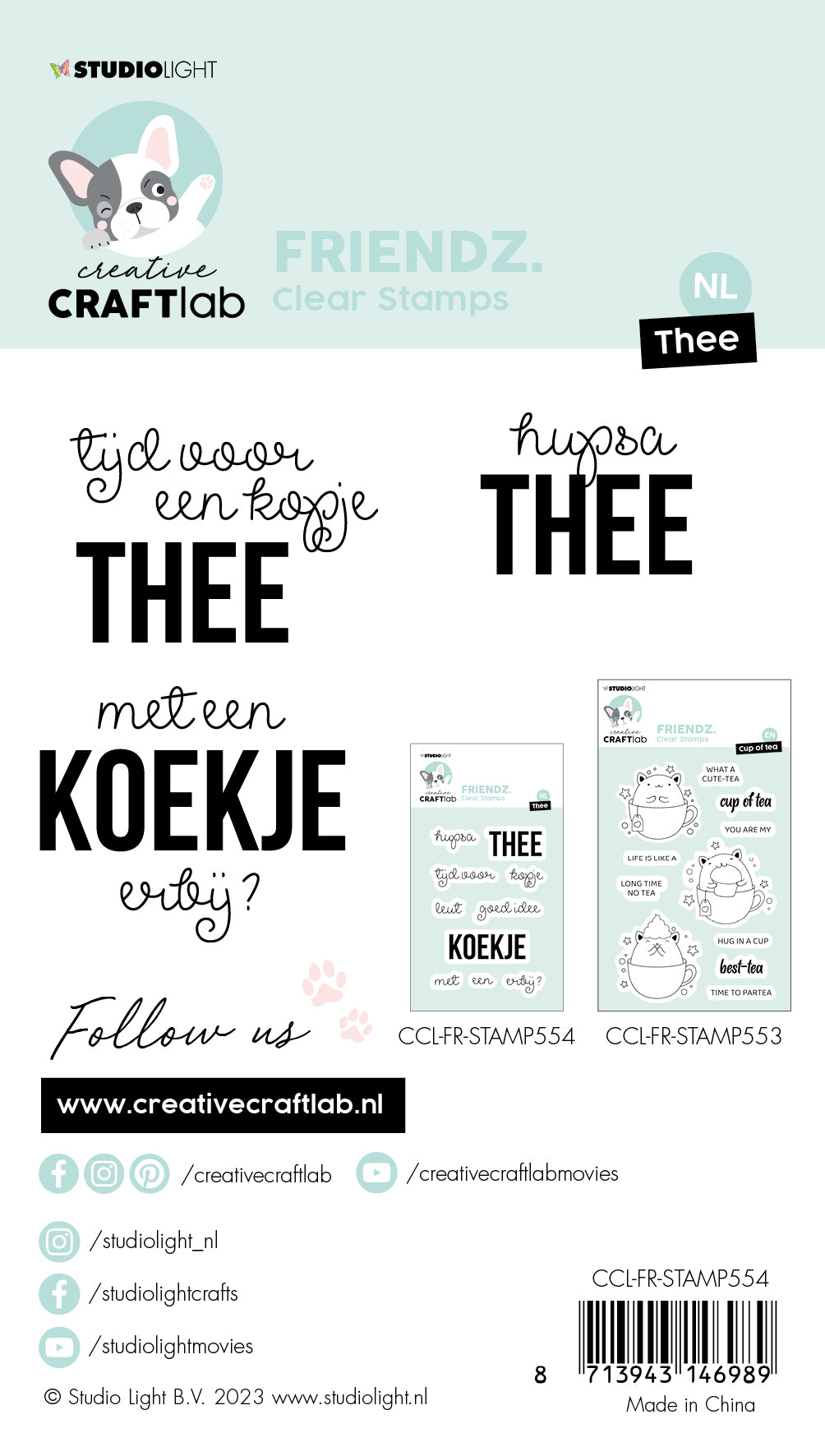 Studio Light Friendz Thee stempel