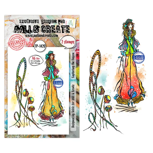 AALL & Create TP-1429 Capturing Unseen stempelsett A6 natur