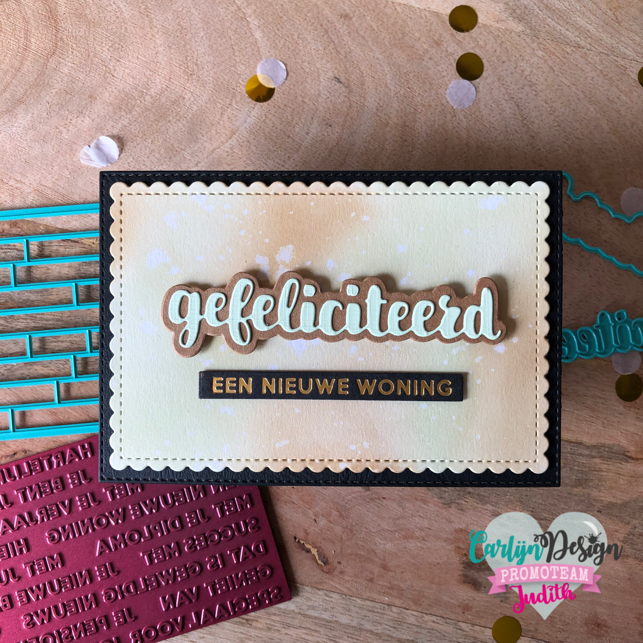 CarlijnDesign Van Harte Gefeliciteerd CDSN-0217 dies 4 deler