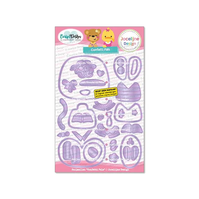 CarlijnDesign Confetti Pals CDJD-0083 dies store portretter