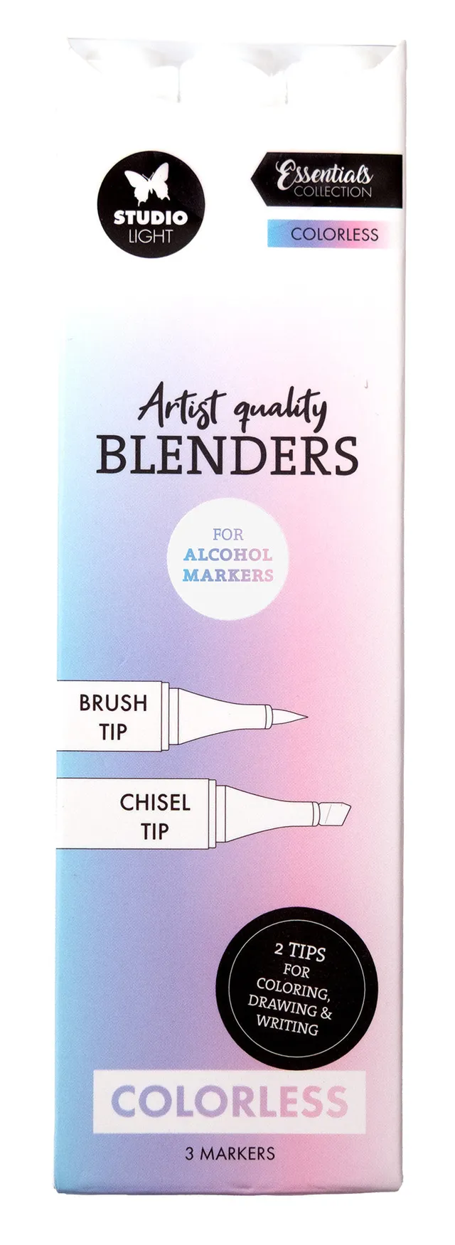 Studio Light Essentials Colorless Blender tusj 3 stk