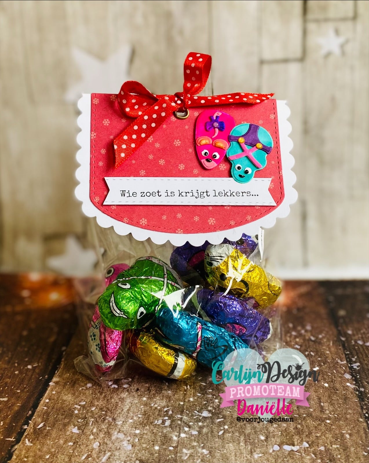 CarlijnDesign Sinterklaas CDST-0075 stempelsett A6 pakjesavond