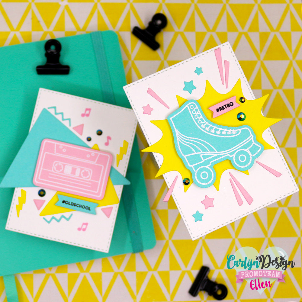 CarlijnDesign Retro 80s & 90s CDSN-0258 dies party