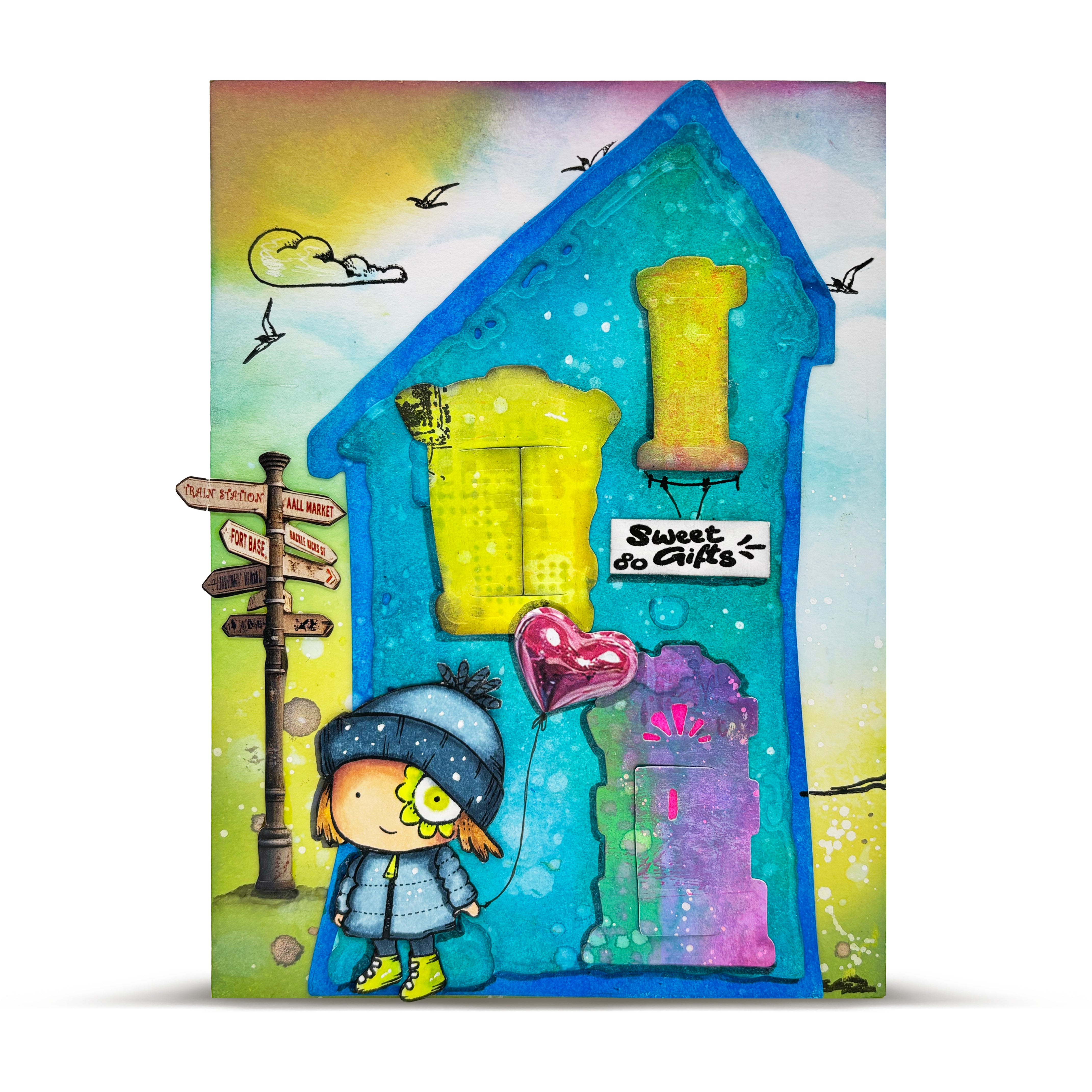 Aall and Create TP-1045 stempelsett A5 Sugar Delights klar