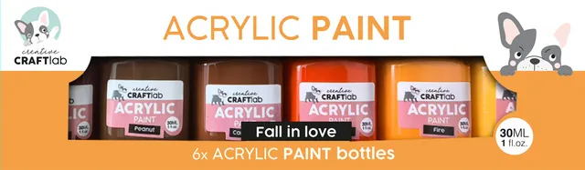 Studio Light Essentials Fall in Love akrylmaling 6 flasker