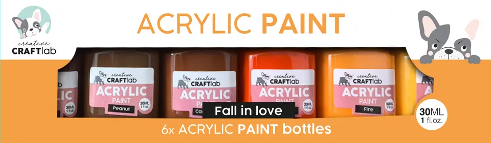Studio Light Essentials Fall in Love akrylmaling 6 flasker