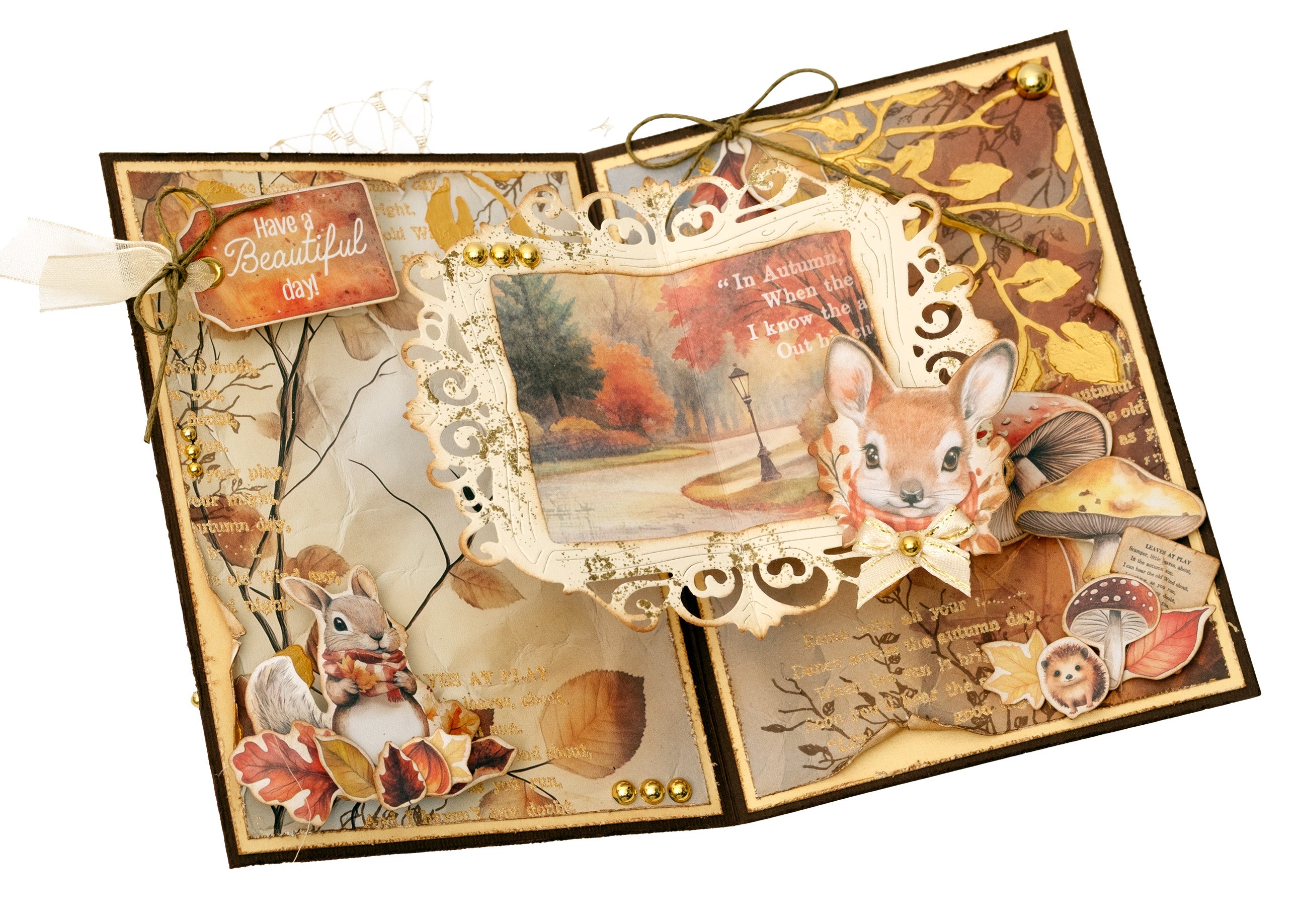 Studio Light Charming Autumn papirelementer 126 stk etiketter