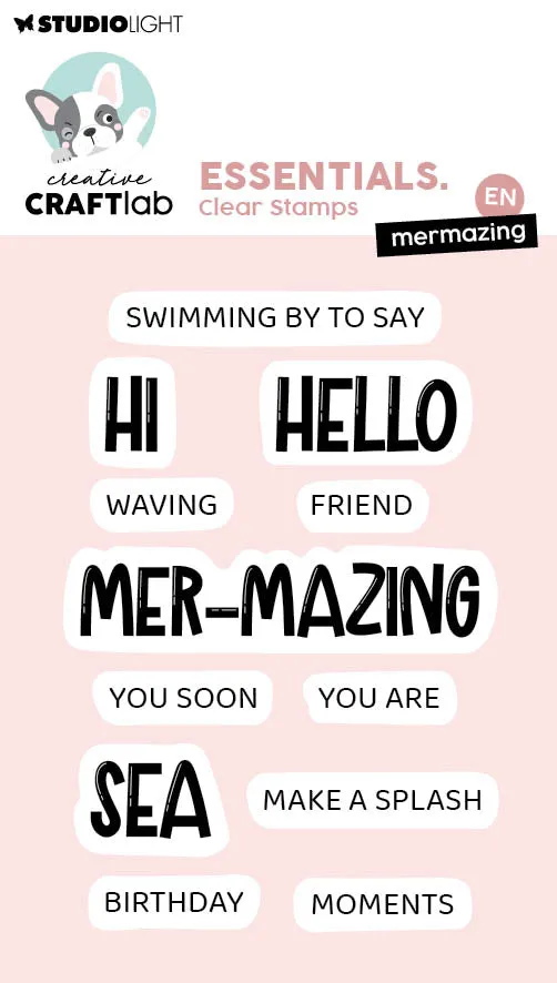 Studio Light Essentials Mermazing stempel 74x105 mm