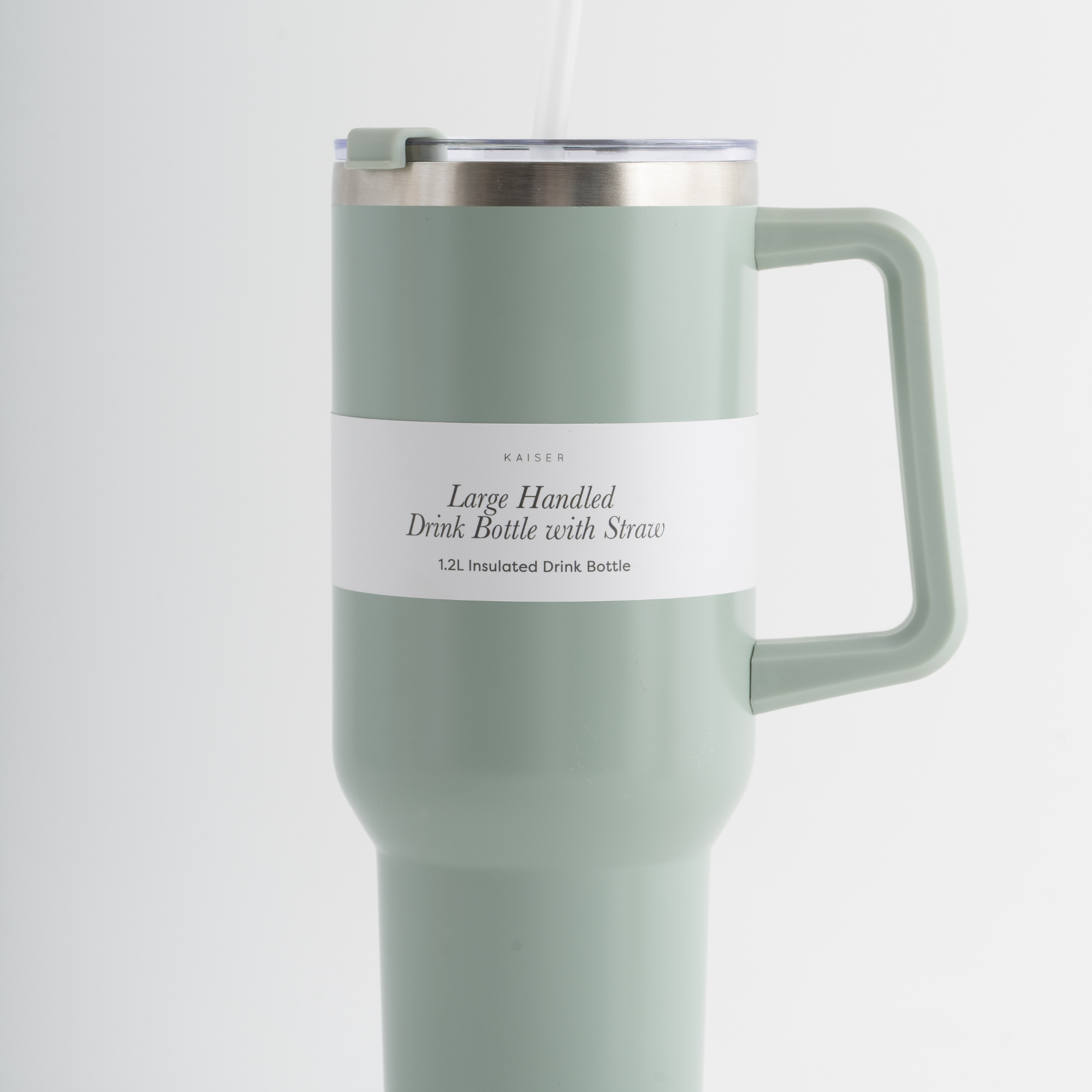 KaiserCraft House Series drikkeflaske sage 1,2 l med sugerør