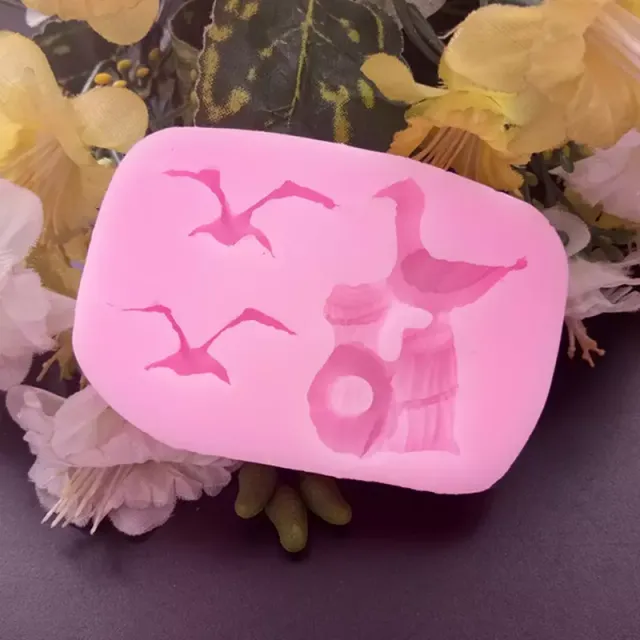 Korthobby Måke mould silikonform til leire