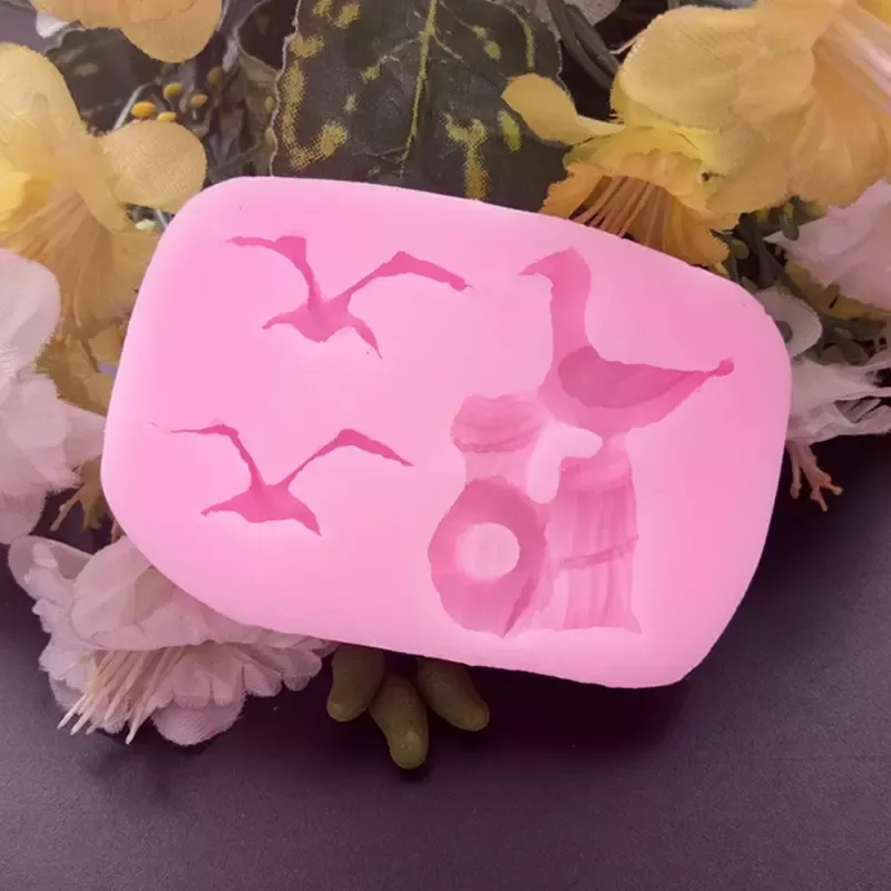 Korthobby Måke mould silikonform til leire