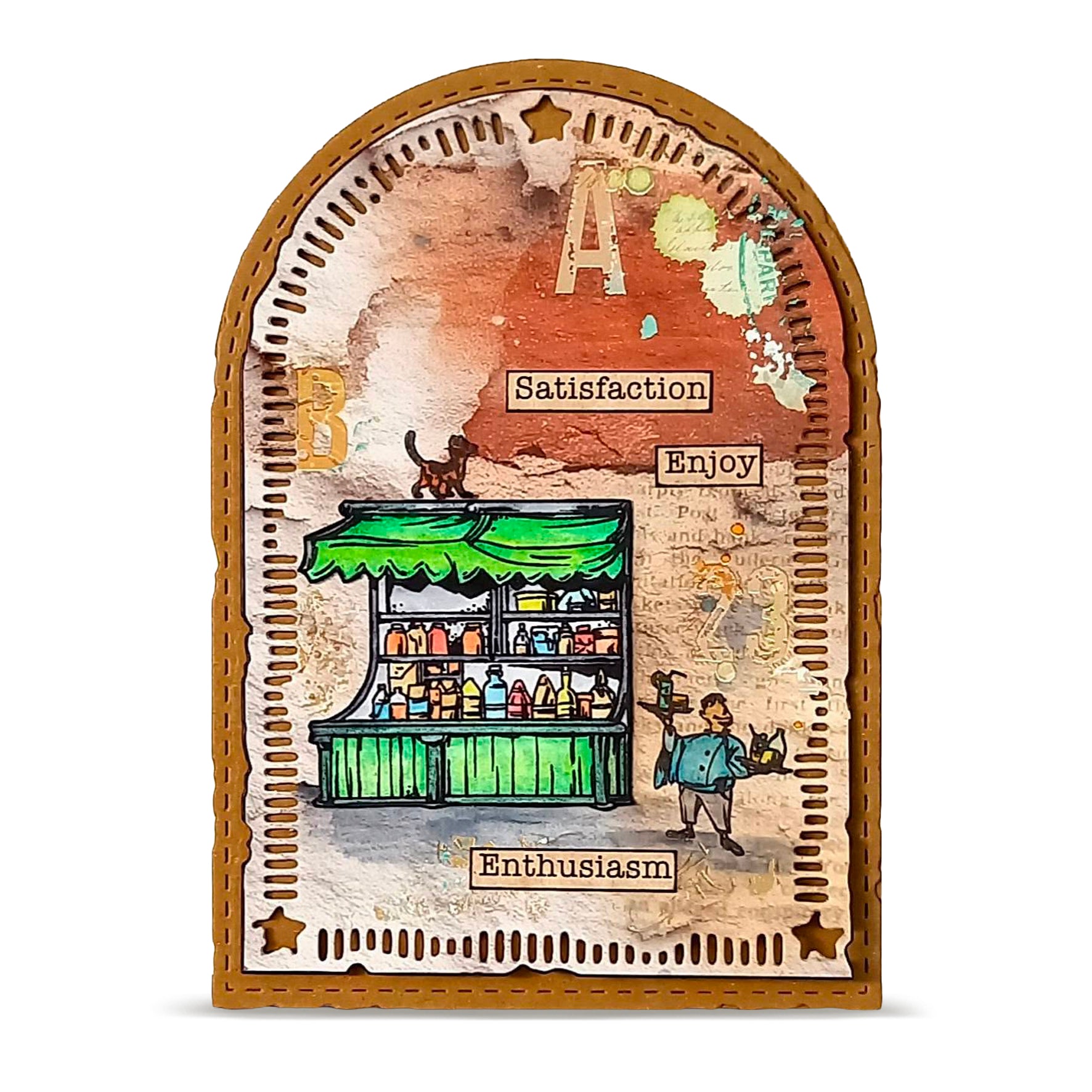 Aall and Create TP-1472 Tiny Kingdoms stempelsett A5 19 stk