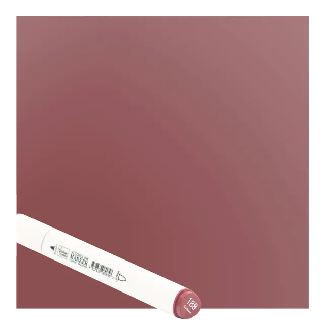 Couture Creations Bordeaux Twin Tip alkoholmarker dobbel tupp