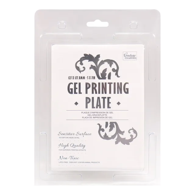 Couture Creations Gel Printing Plate 5x7 gelplate trykkplate