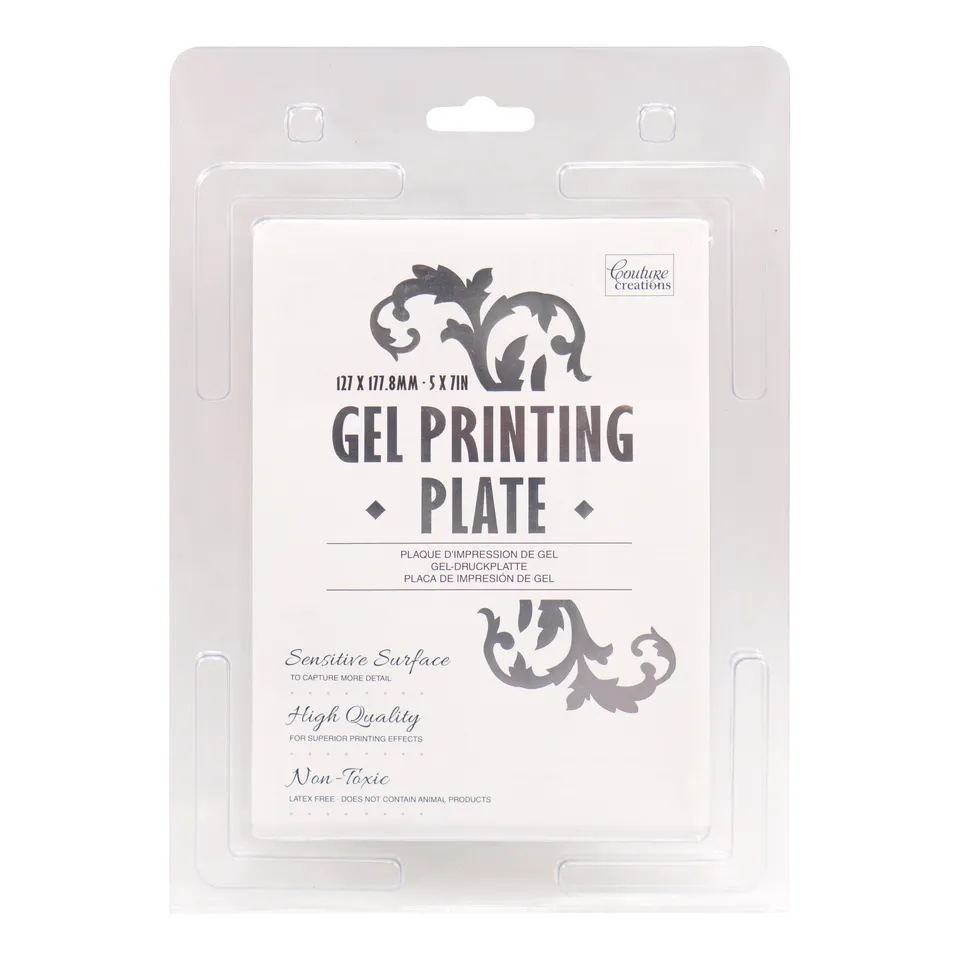 Couture Creations Gel Printing Plate 5x7 gelplate trykkplate