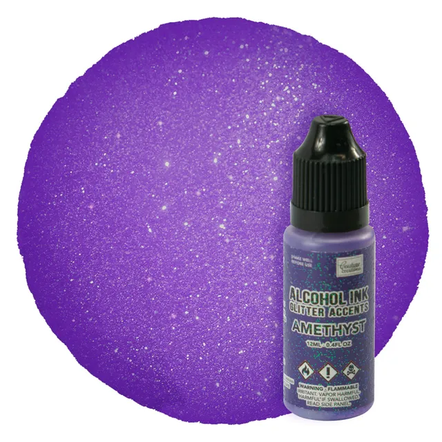 Couture Creations Alcohol Ink Glitter Amethyst alkoholblekk 12 ml