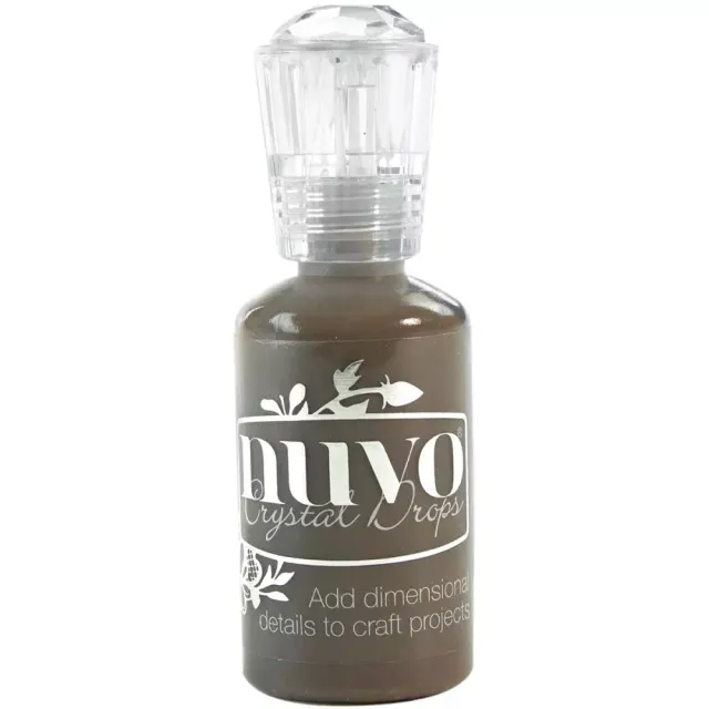 Nuvo Crystal Drops perledråper Dark Walnut