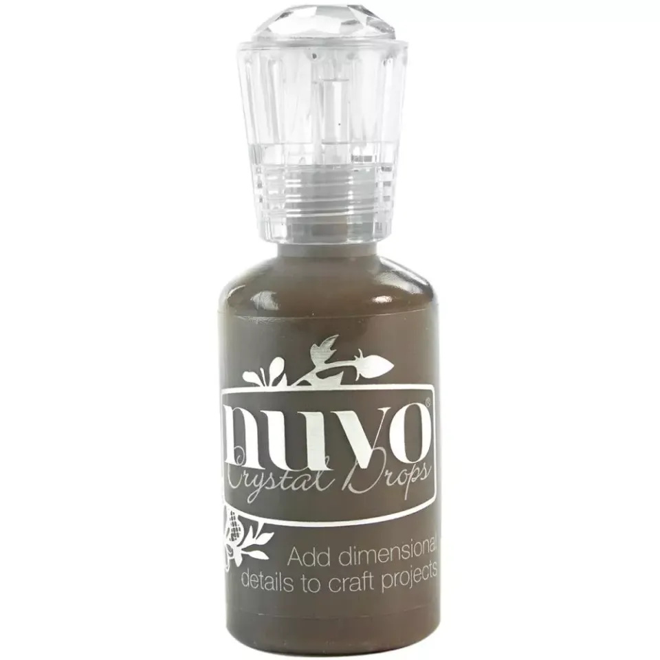 Nuvo Crystal Drops perledråper Dark Walnut