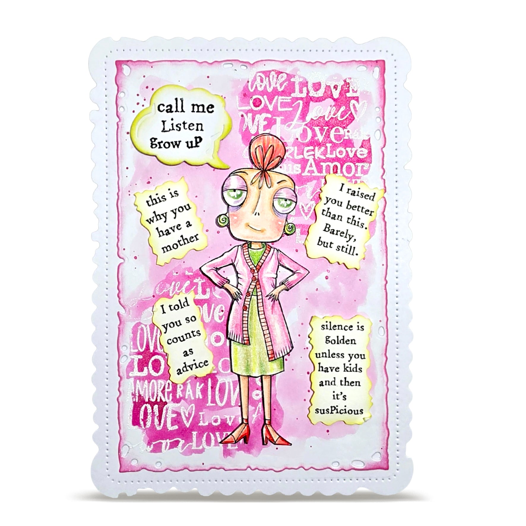 AALL & Create TP-1436 Mother Dee stempel A7 9 motiv