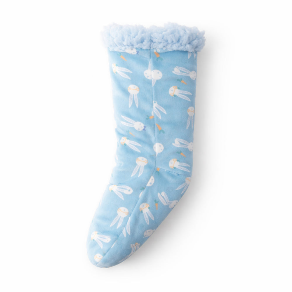 KaiserCraft Hoppy Times Winter Sleep Socks kosesokker Bunny Blue