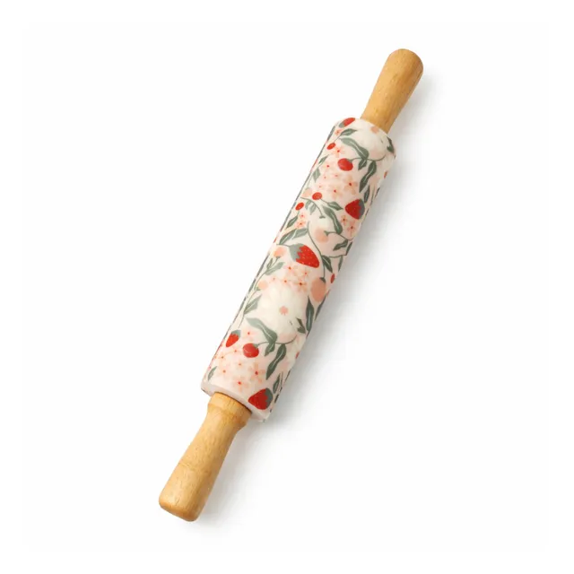 K&Co Rhubarb Berries & Blooms kjevle med mønster