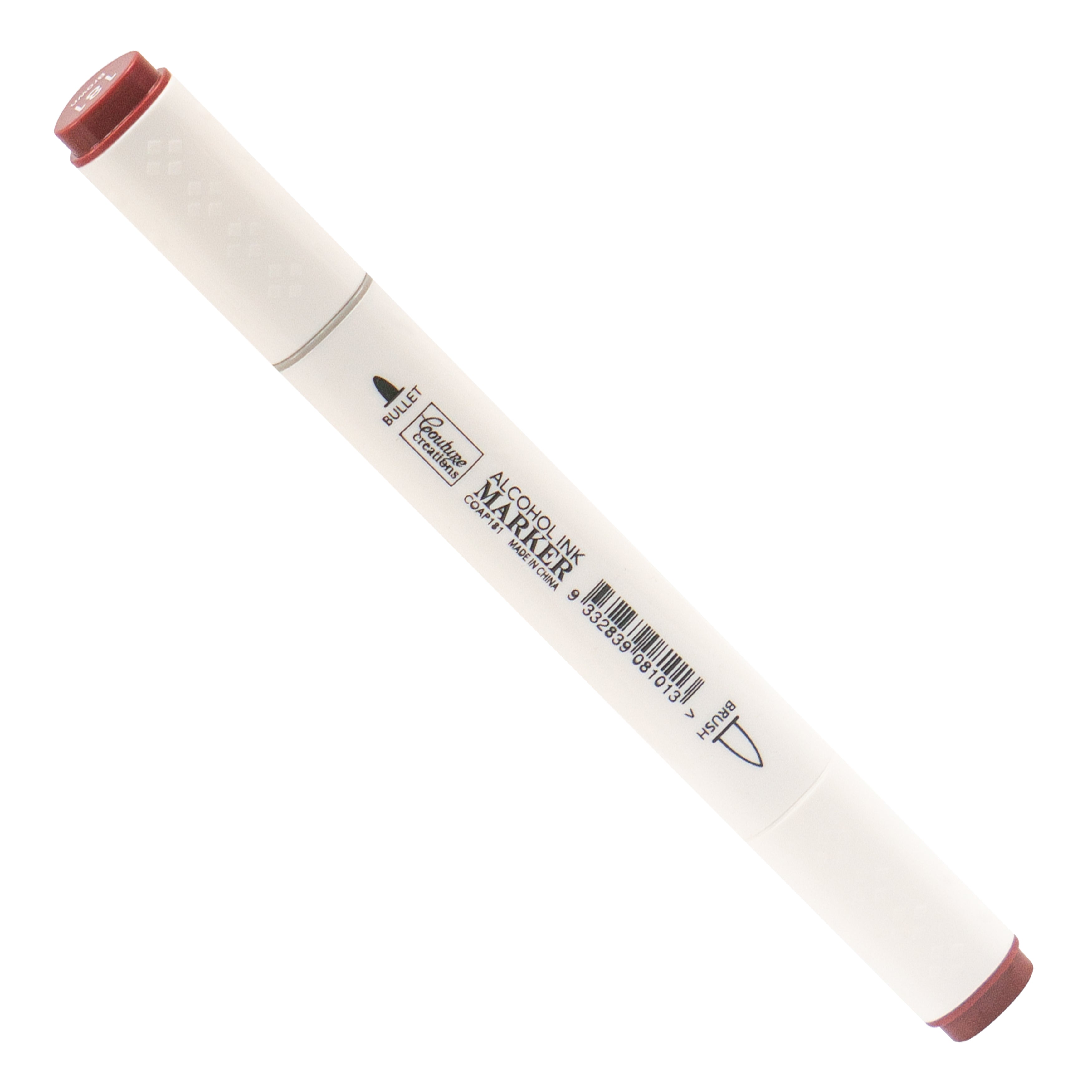 Couture Creations Twin Tip Brown alkoholmarker dobbel tupp permanent
