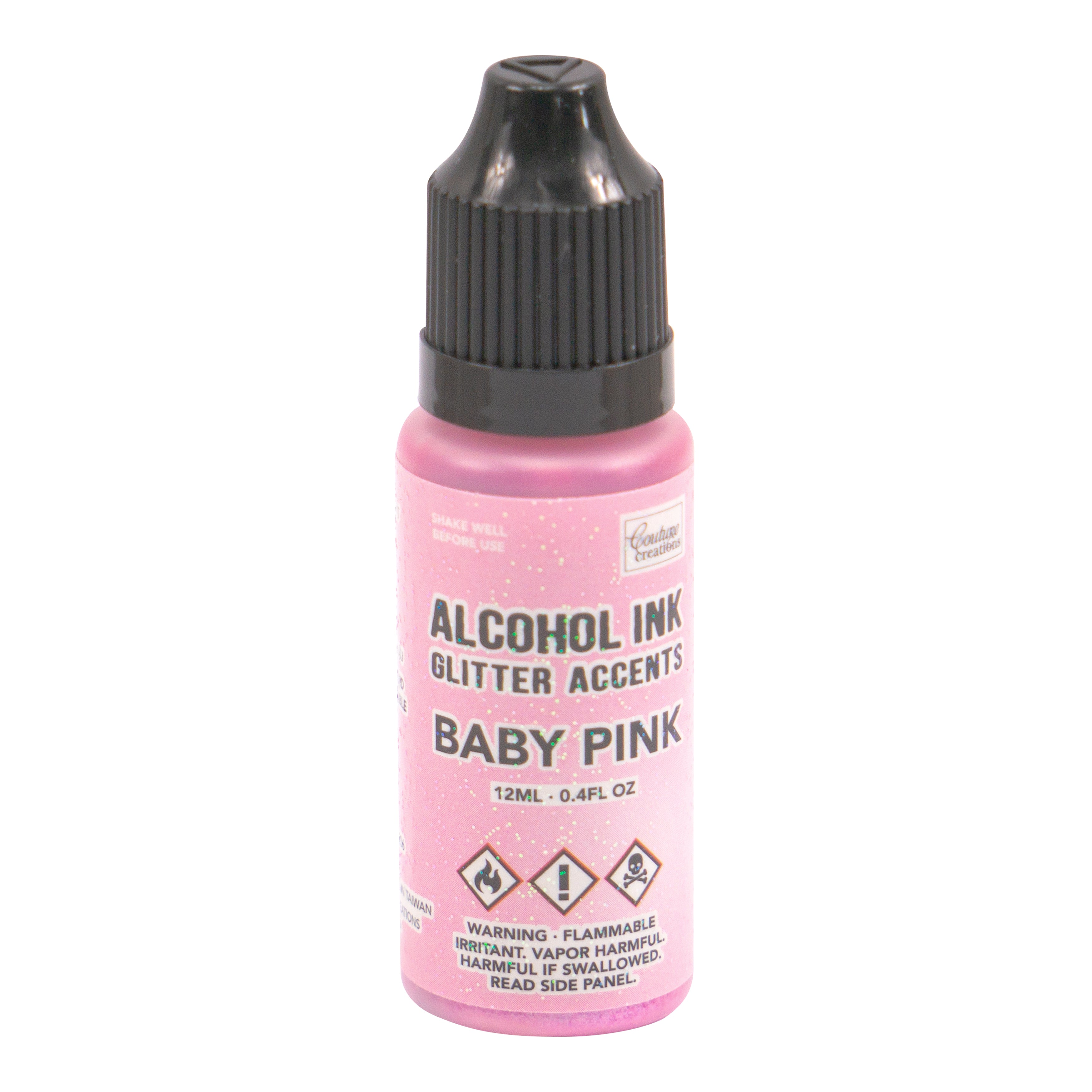 Couture Creations Glitter Accents Baby Pink blekk 12 ml