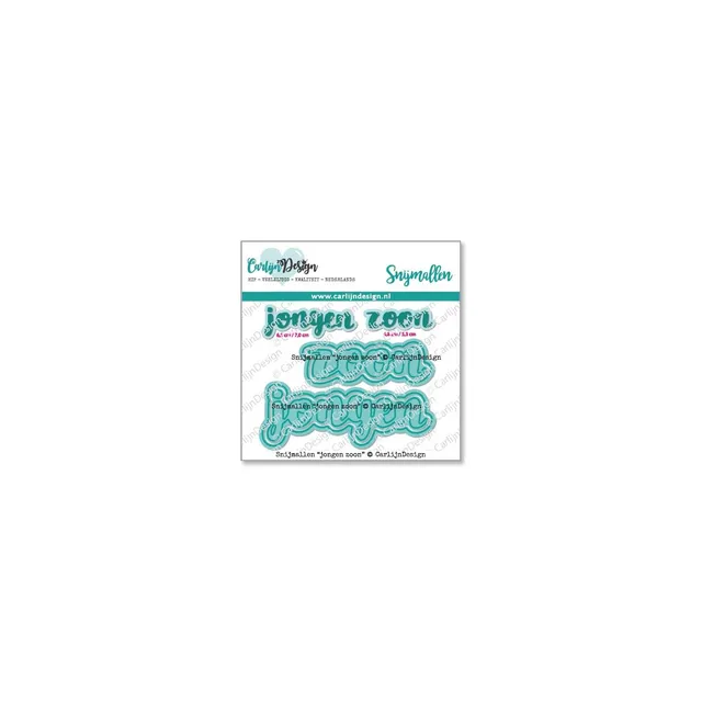 CarlijnDesign Jongen Zoon CDSN-0172 dies ord gutt