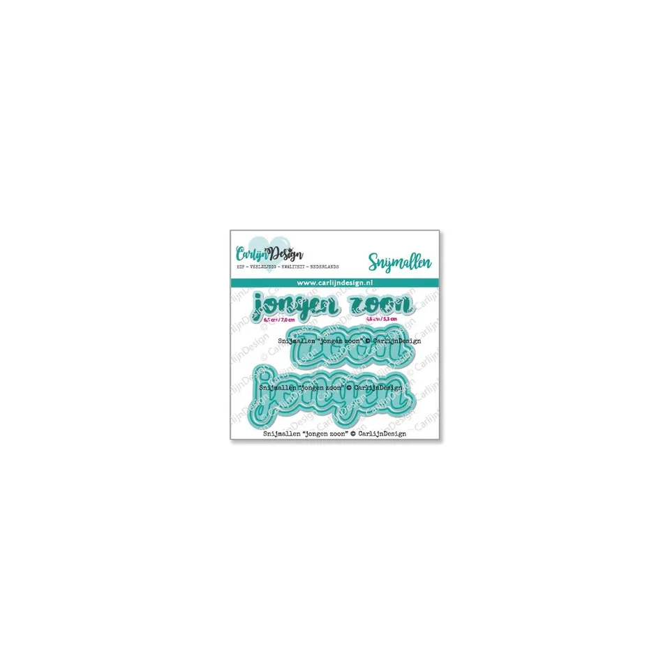 CarlijnDesign Jongen Zoon CDSN-0172 dies ord gutt