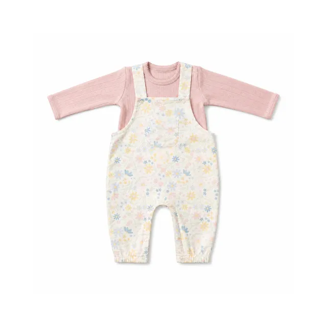 KaiserCraft Story Time Baby Blossoms sparkedressett 0–3 mnd bomull