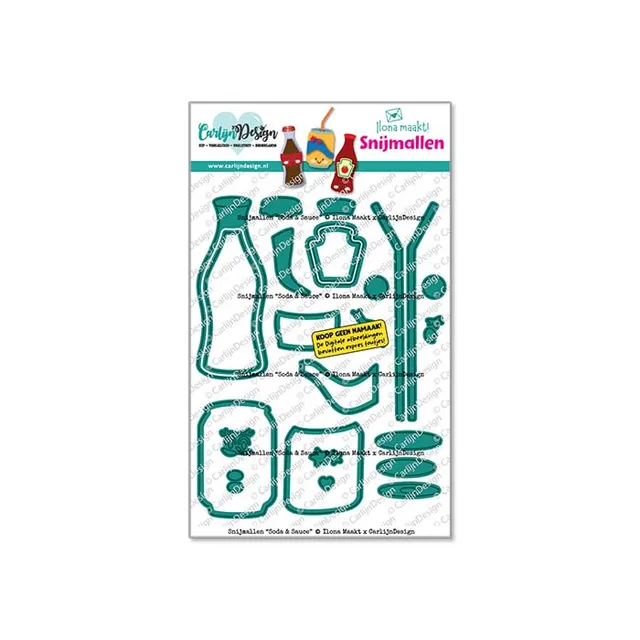 CarlijnDesign Soda & Sauce CDSN-0392 dies flasker