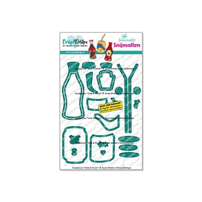 CarlijnDesign Soda & Sauce CDSN-0392 dies flasker