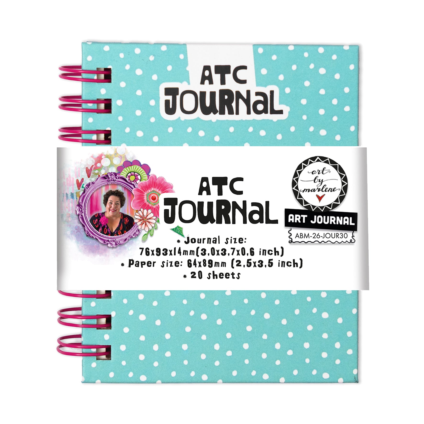 AALL & Create Art by Marlene art journal ATC 96x113 mm