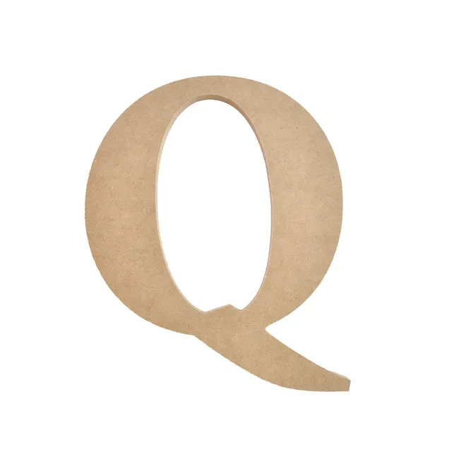KaiserCraft BTP trebokstav Q 9 cm MDF
