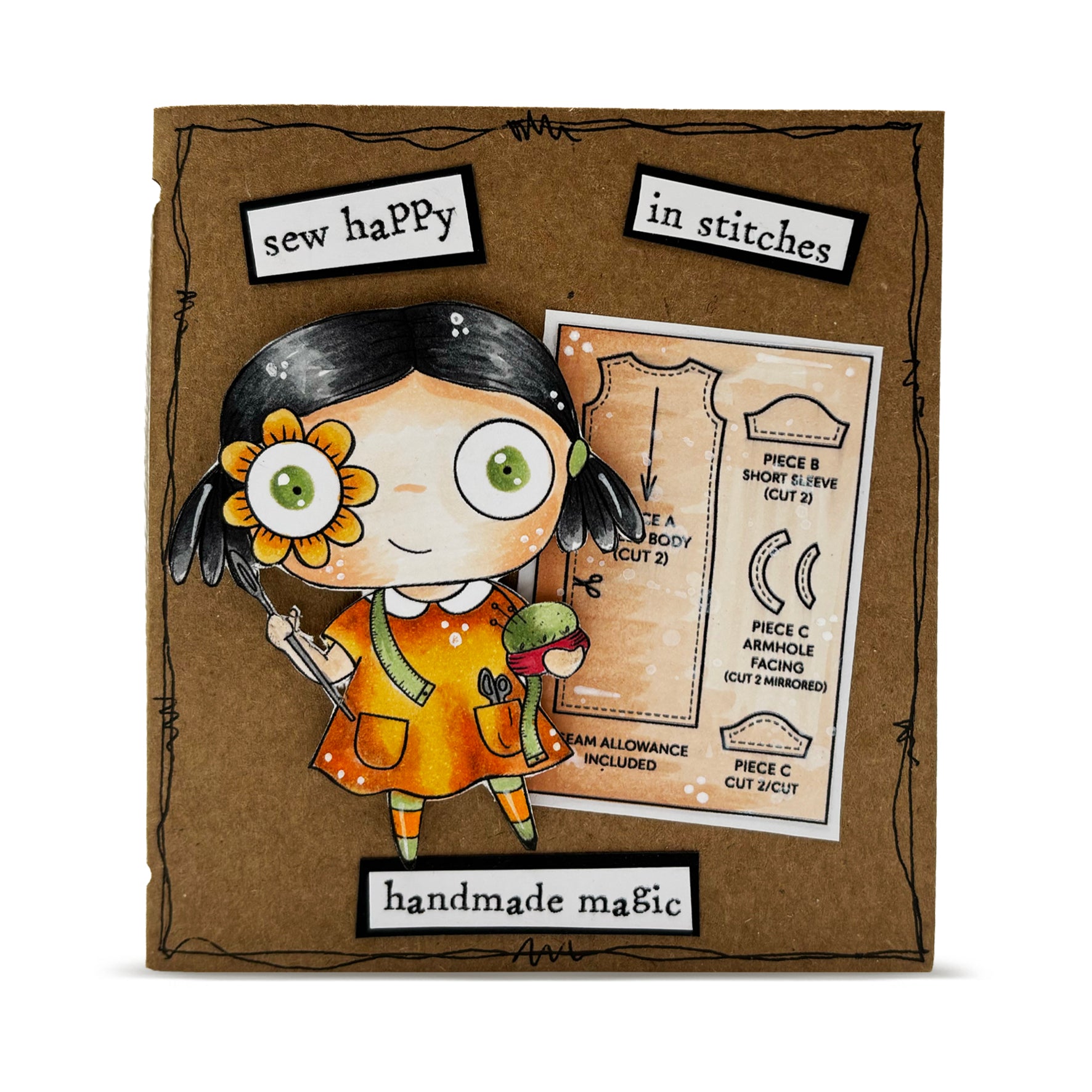 Aall and Create TP-1362 Sew Happy stempel A7