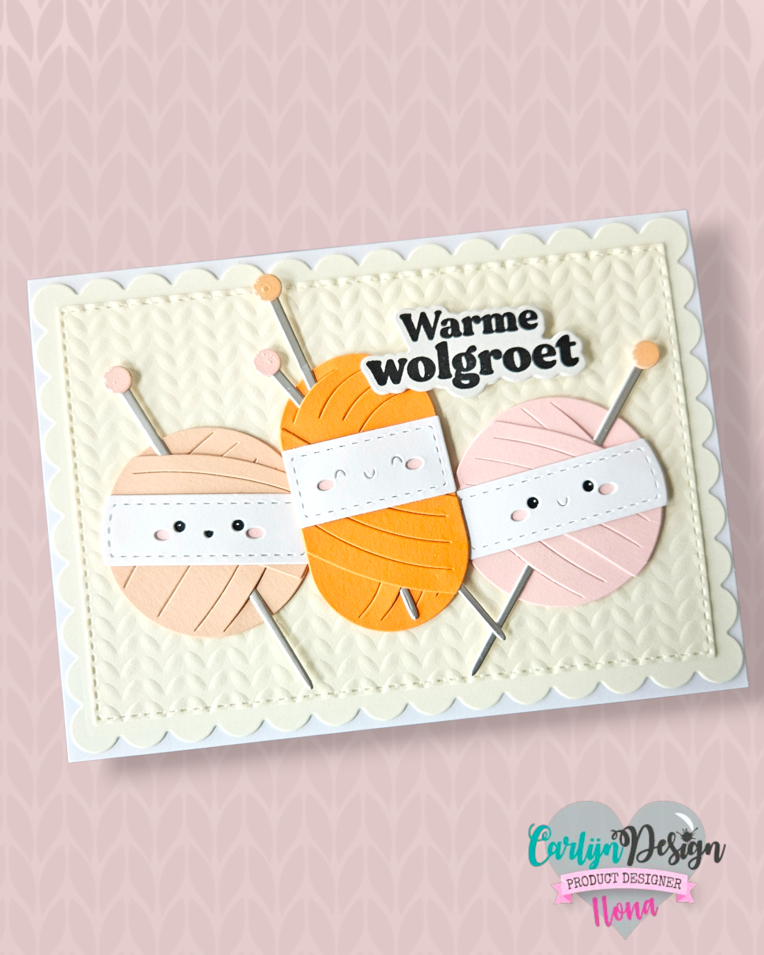 CarlijnDesign Whimsical Woolies CDSN-0353 dies garn