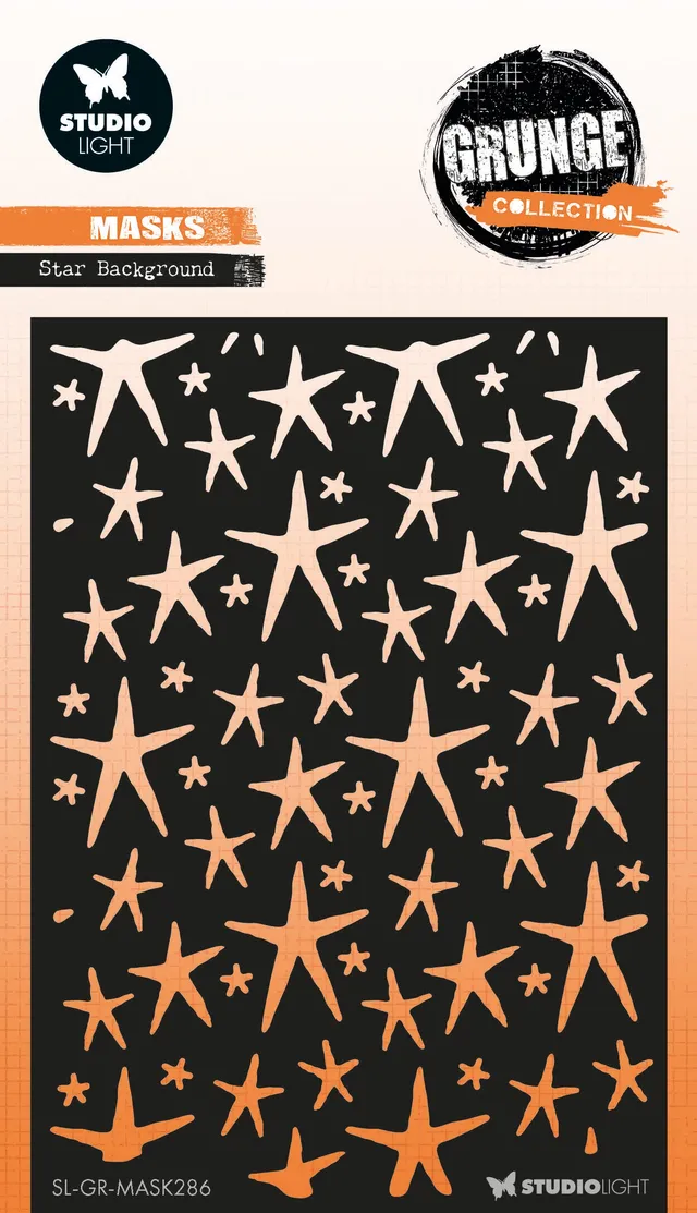 Studio Light Grunge Star Background sjablong stjernehimmel