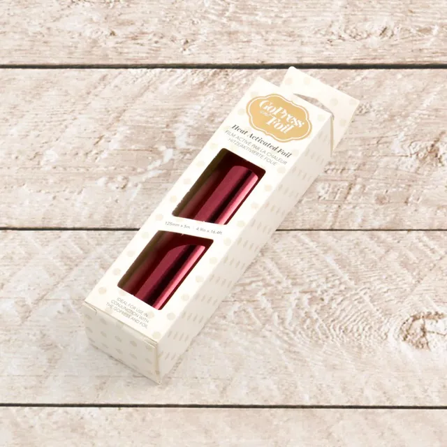 Couture Creations folie maroon matt 125 mm x 5 m