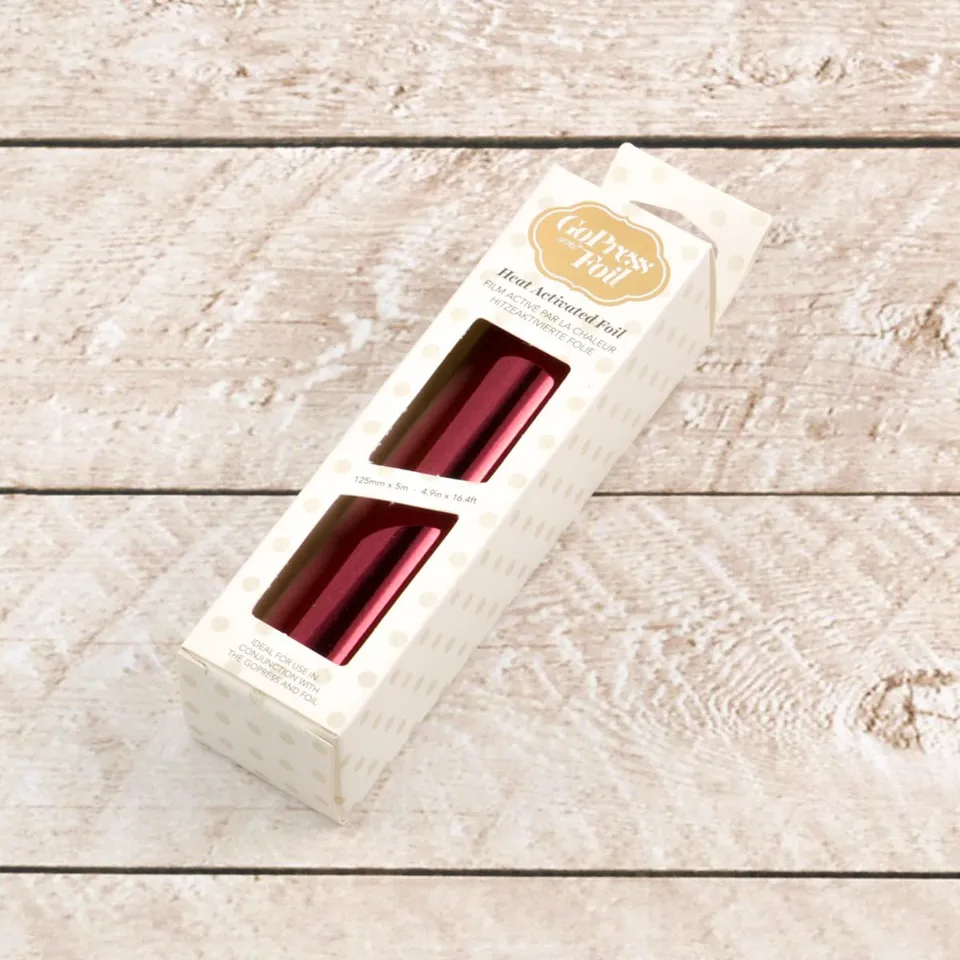 Couture Creations folie maroon matt 125 mm x 5 m