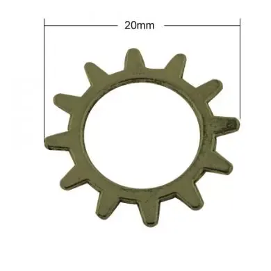 Korthobby Steampunk 8 stempel tannhjul