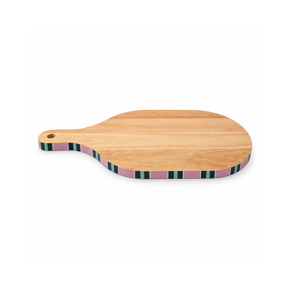 K&Co Lagoon serveringsfat tre Pink Stripe