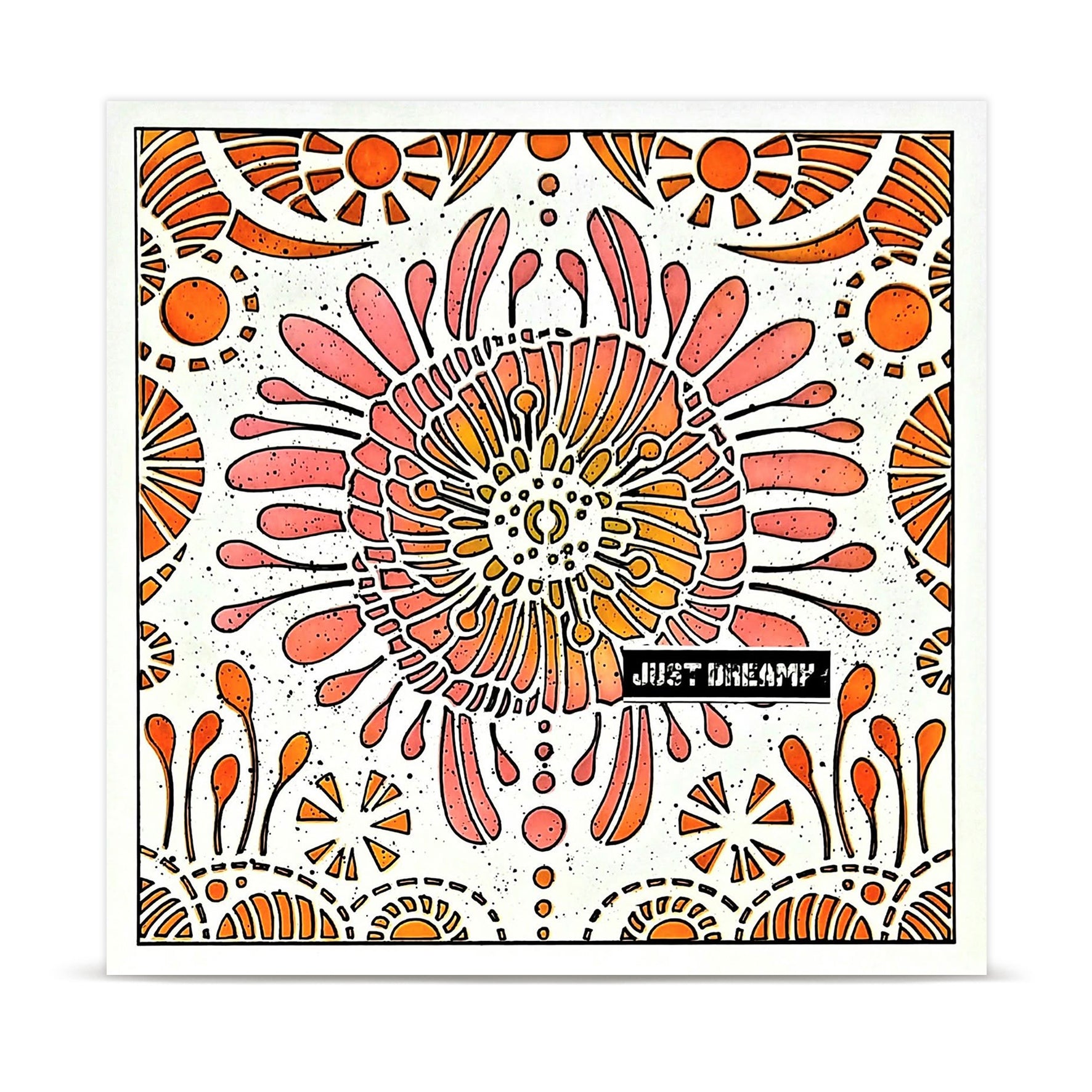 Aall and Create Coquelicot Nouveau PC-276 sjablong 15x15 cm