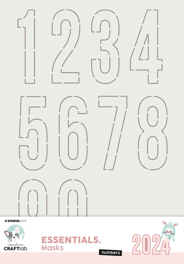 Studio Light Creative Craftlab Numbers maske tall