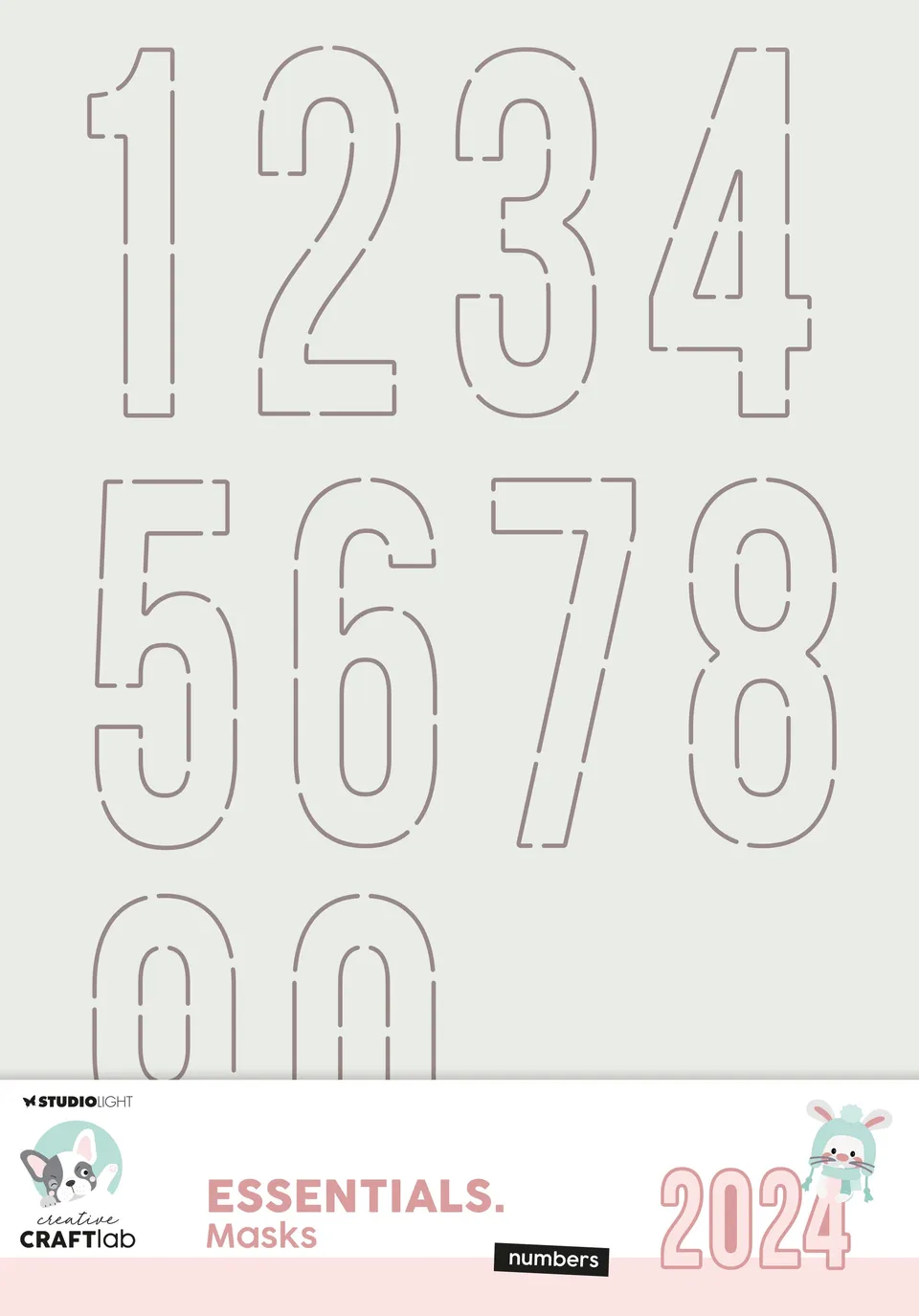 Studio Light Creative Craftlab Numbers maske tall