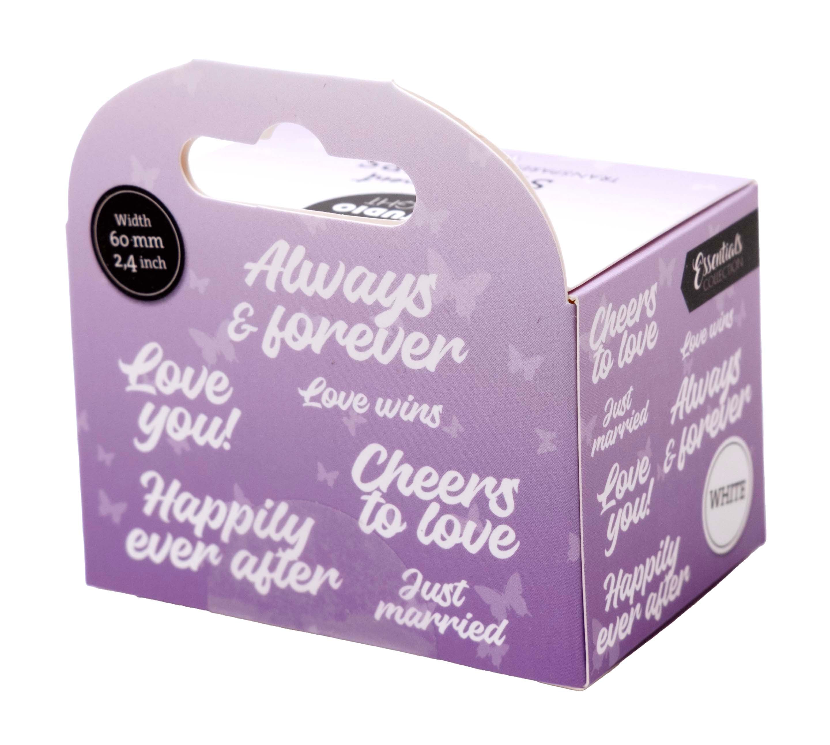 Studio Light Essentials Happily Ever After klistremerker hvit 5 m
