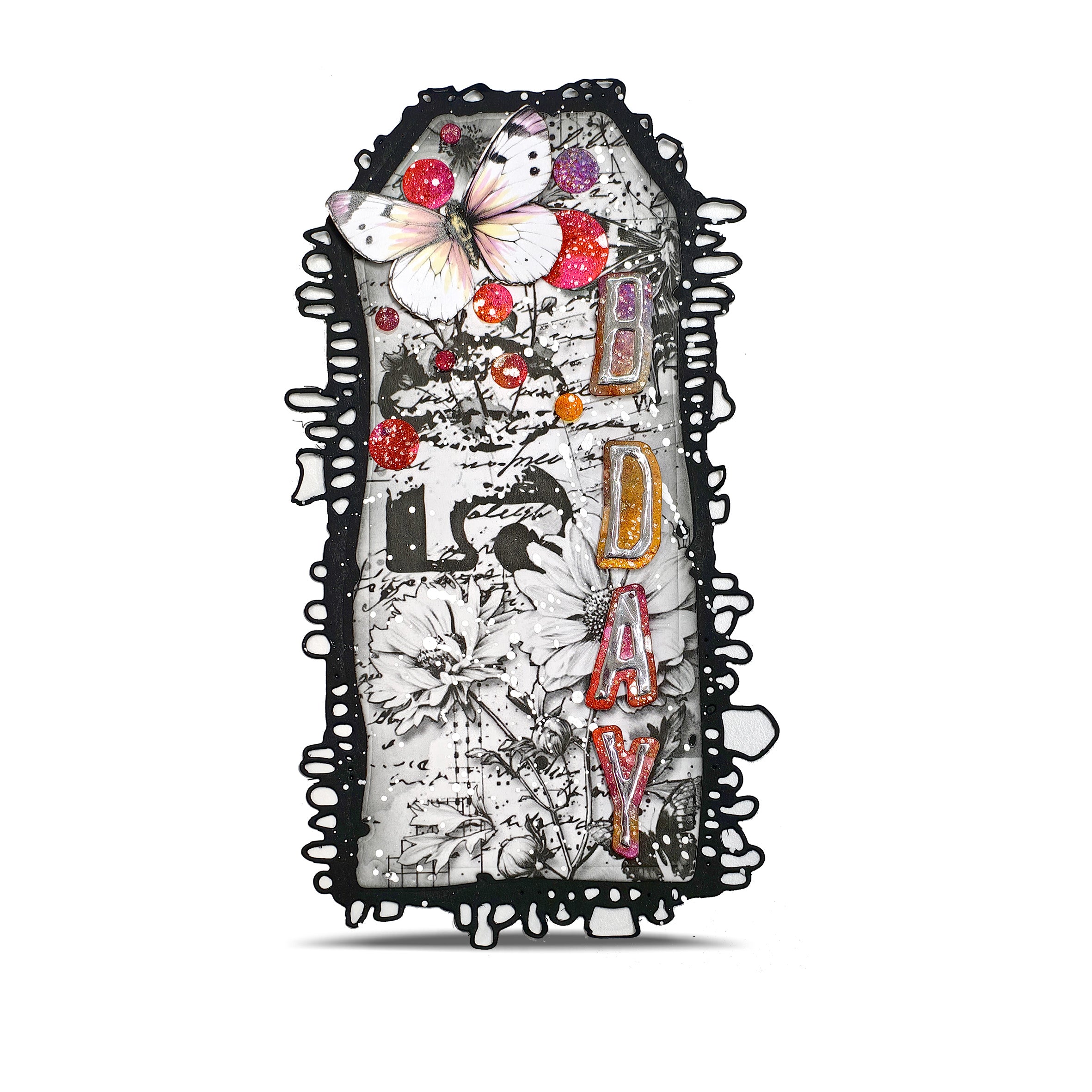 Aall and Create Inkblot Meadow papirbundle dieskutt