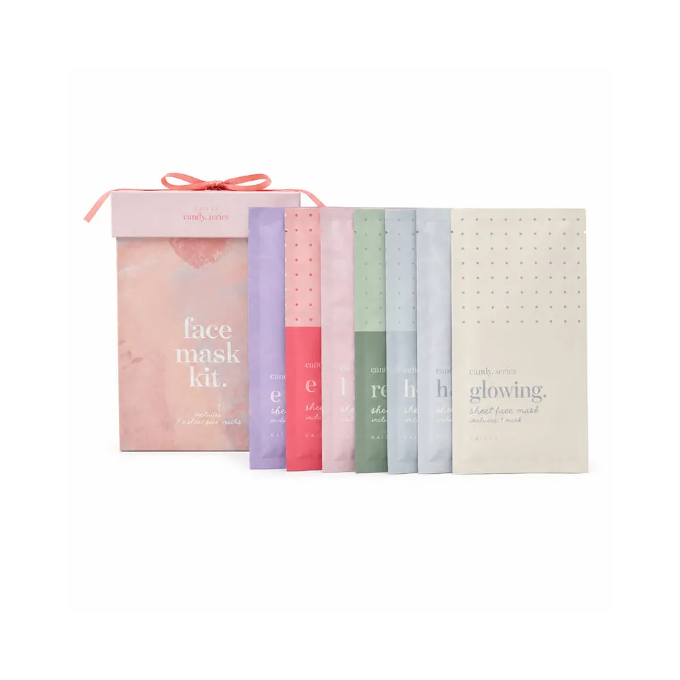 KaiserCraft Candy ansiktsmaskesett sheet 7-pk fukt