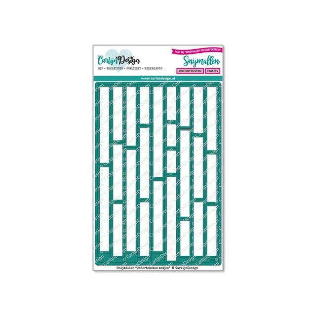 CarlijnDesign Onderteksten CDSN-0254 dies matjes
