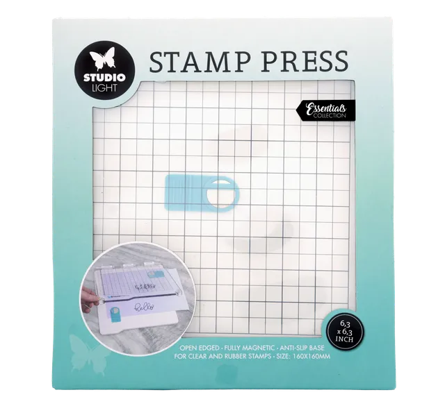 Studio Light Essentials stempelpresse inkl. 2 magneter magnetisk